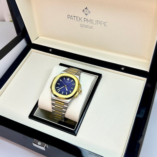 PATEF PHILIPPE  LUXURY AUTOMATICO REF NAUTILUS CARA AZUL