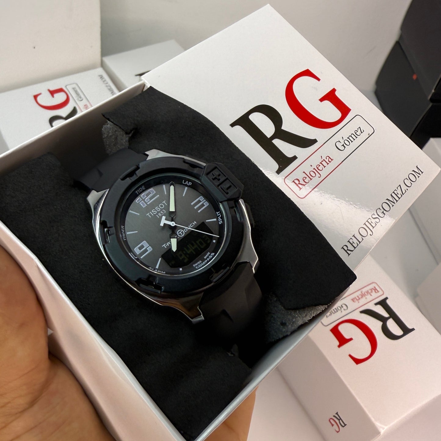 TISSOT DOBLE HORA T-RACE TOUCH  PARA HOMBRE REF-PN