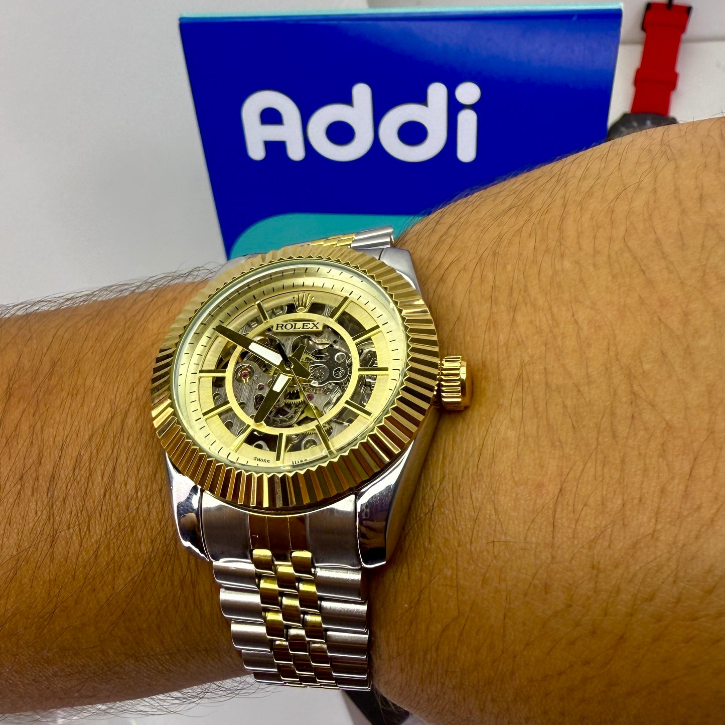 RLX AUTOMATICO CORAZON ABIERTO PRESIDET PARA HOMBRE REF-BD