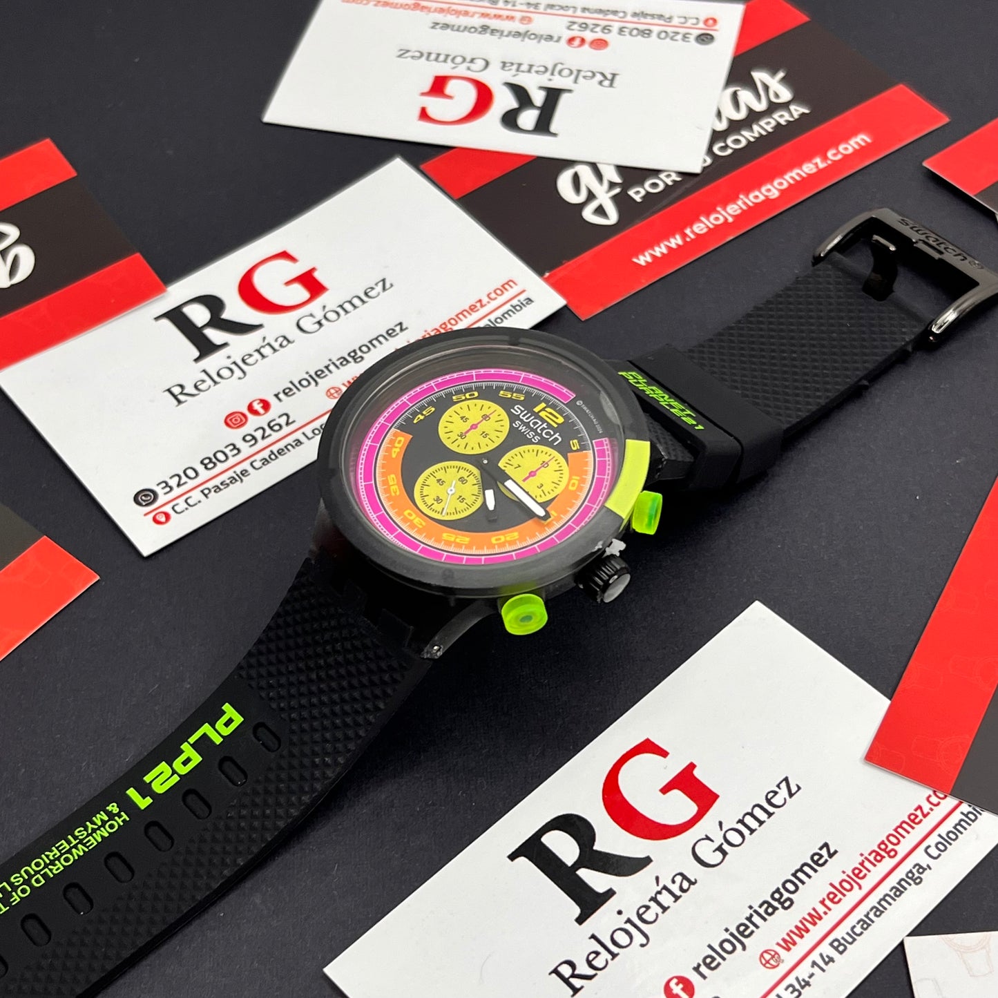 SWATCH NEON PARTY PARA HOMBRE REF-NVRN