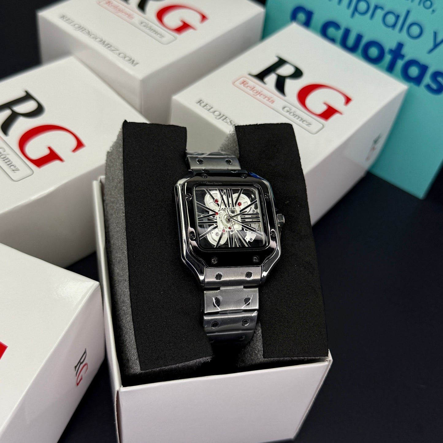 CARTIERSKELET ACERO PARA HOMBRE REF-PN