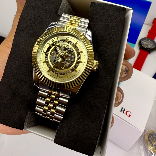 RLX AUTOMATICO CORAZON ABIERTO PRESIDET PARA HOMBRE REF-BD