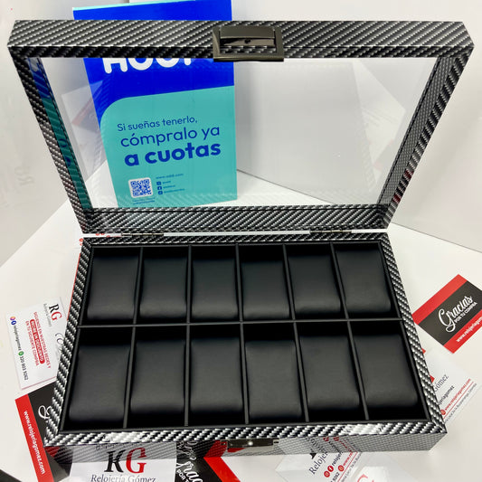 RELOJERA DE MADERA 12 PUESTOS REF-NN