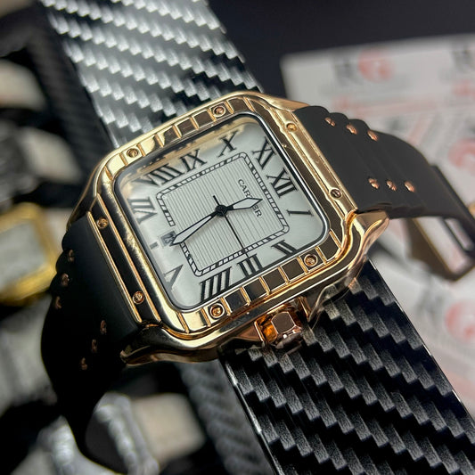 CARTIER DO´SANTOS PARA HOMBRE REF-GOMA-NORB