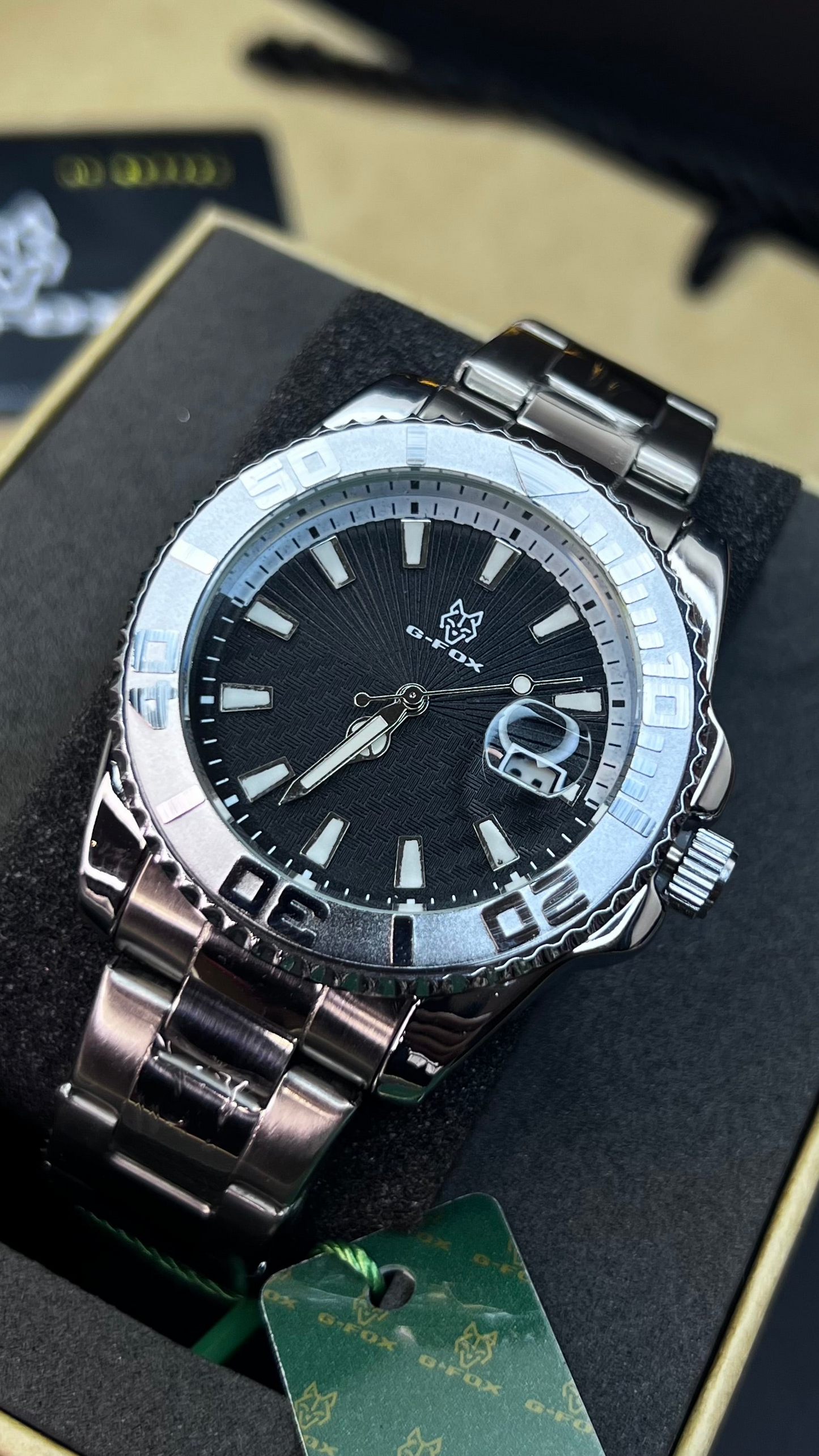 G FOX ORIGINAL x RLX SUMERGIBLE PARA HOMBRE REF-SIMULACION 70583-PN