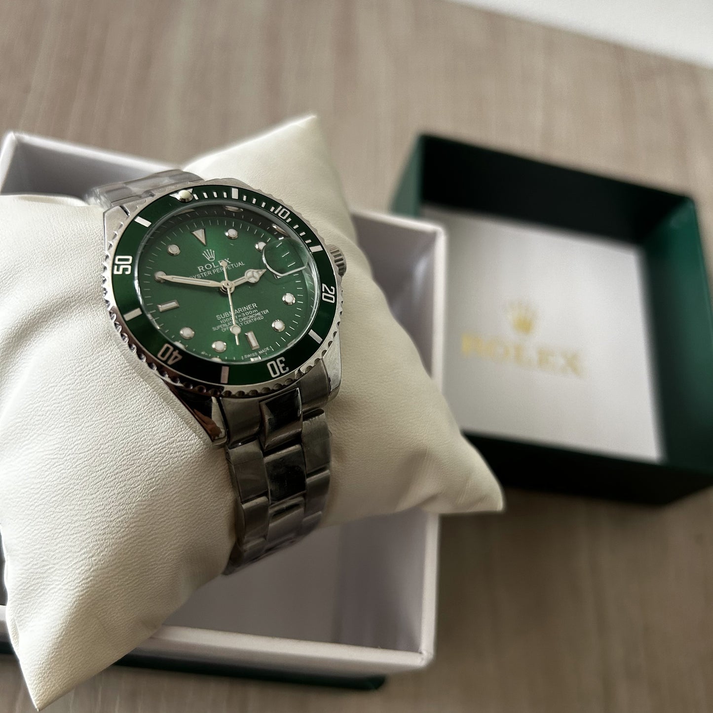 RLX SUBMARINE CON ESTUCHE DE LUJO PARA HOMBRE REF EDICION HULK