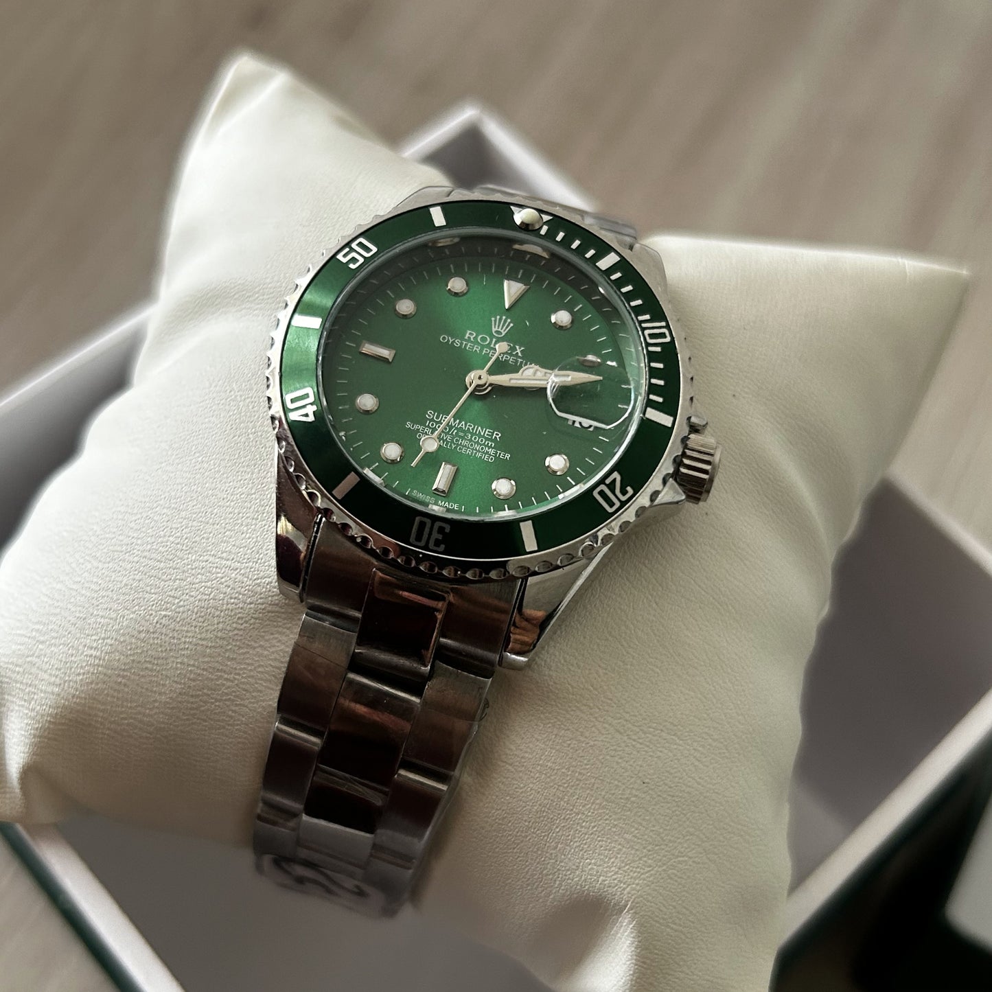 RLX SUBMARINE CON ESTUCHE DE LUJO PARA HOMBRE REF EDICION HULK