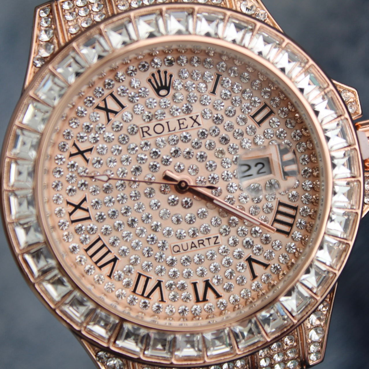 ROLEX CUBANO ROMANO PARA HOMBRE REF-OR