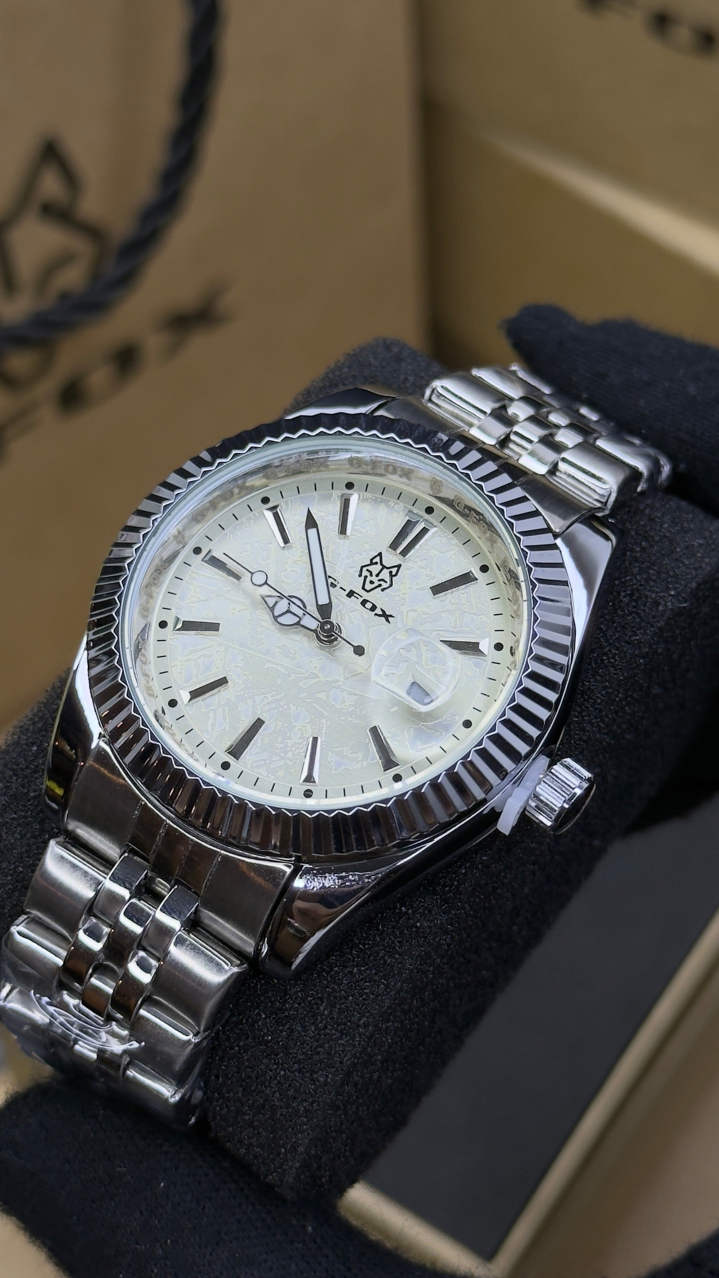 G FOX ORIGINAL x RLX SUMERGIBLE PARA HOMBRE REF-DAY DATE 22011-PB