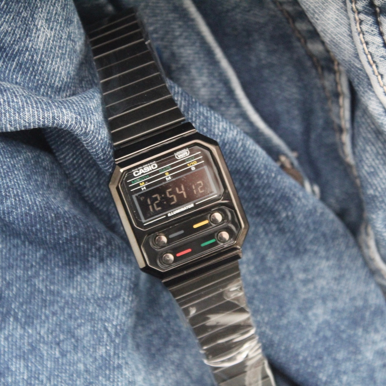 CASIO UNISEX RETRO VINTAGE A-1000-NEGRO