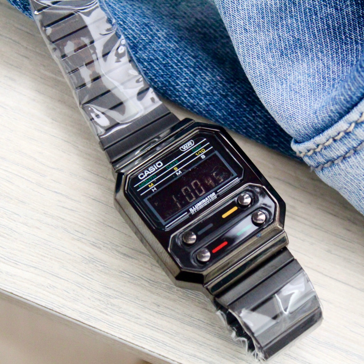 CASIO UNISEX RETRO VINTAGE A-1000-NEGRO