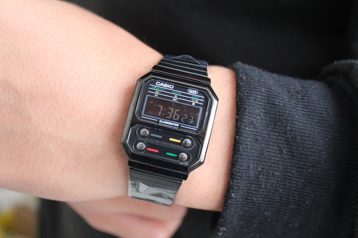 CASIO UNISEX RETRO VINTAGE A-1000-NEGRO