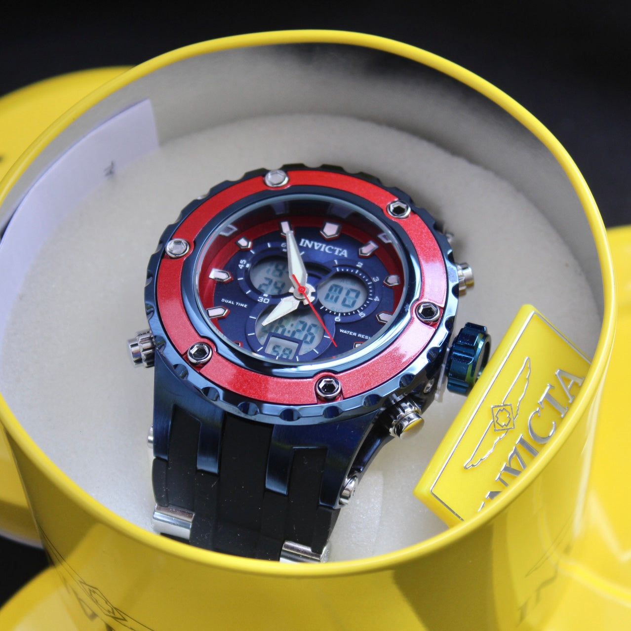 INVICTA DOBLE HORA PARA HOMBRE REF-NAR