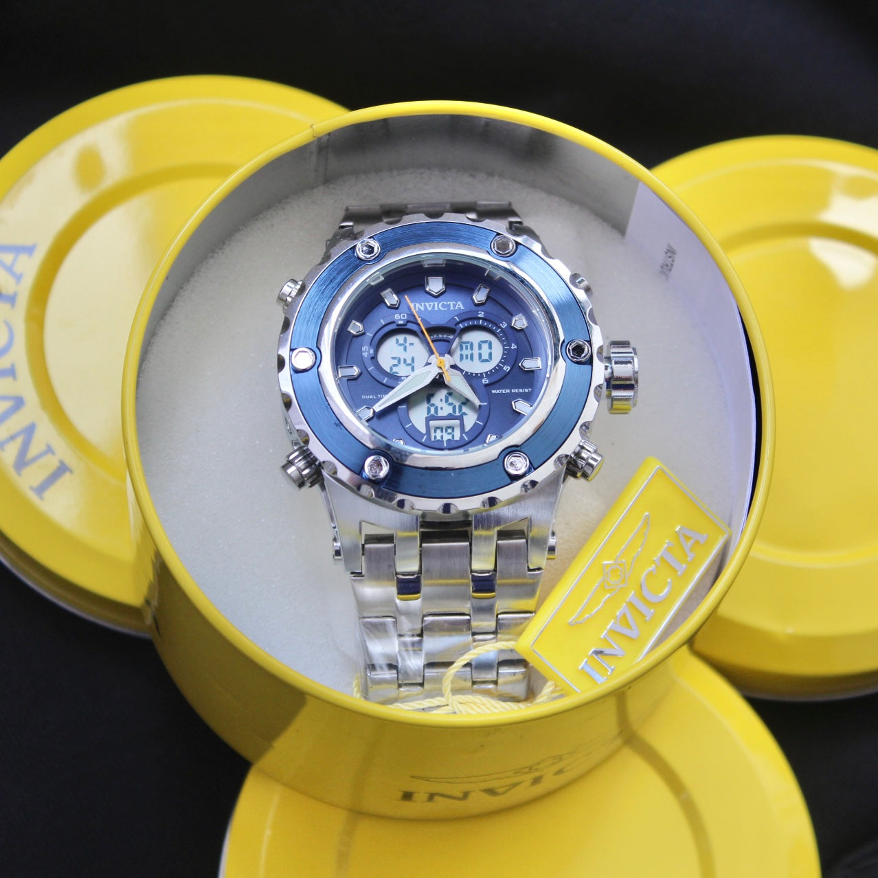 INVICTA DOBLE HORA PARA HOMBRE REF-APNA