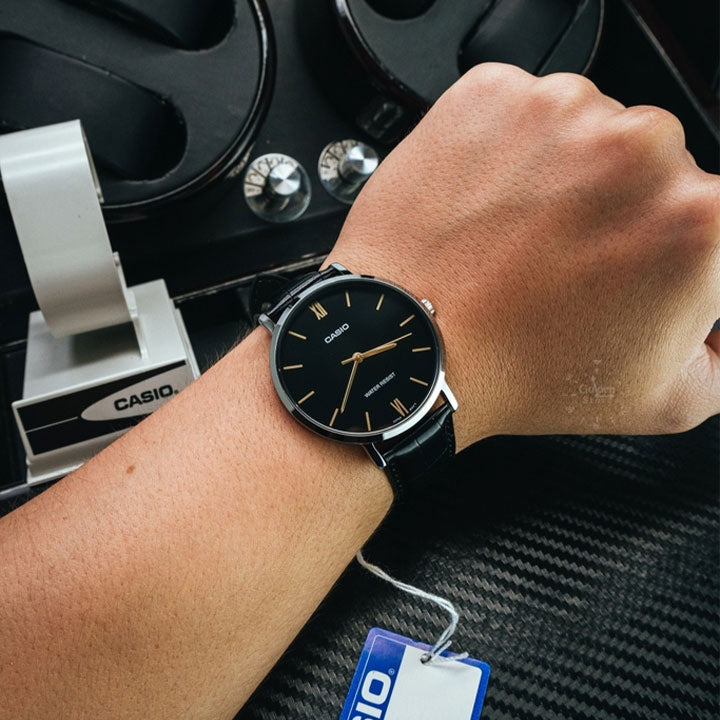 CASIO ORIGINAL PARA HOMBRE REF-MTP-VT01L-1B