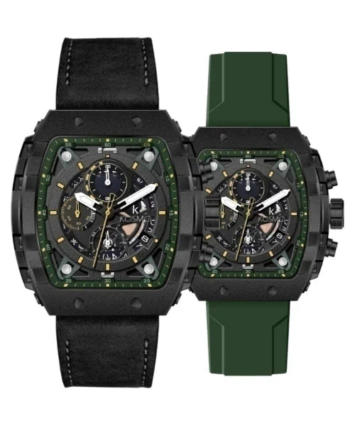 KOSMO ORIGINAL X RICHARD MILLER FUNCIONAL DOS PULSOS INTERCAMBIABLES PAR HOMBRE K3997G-VN