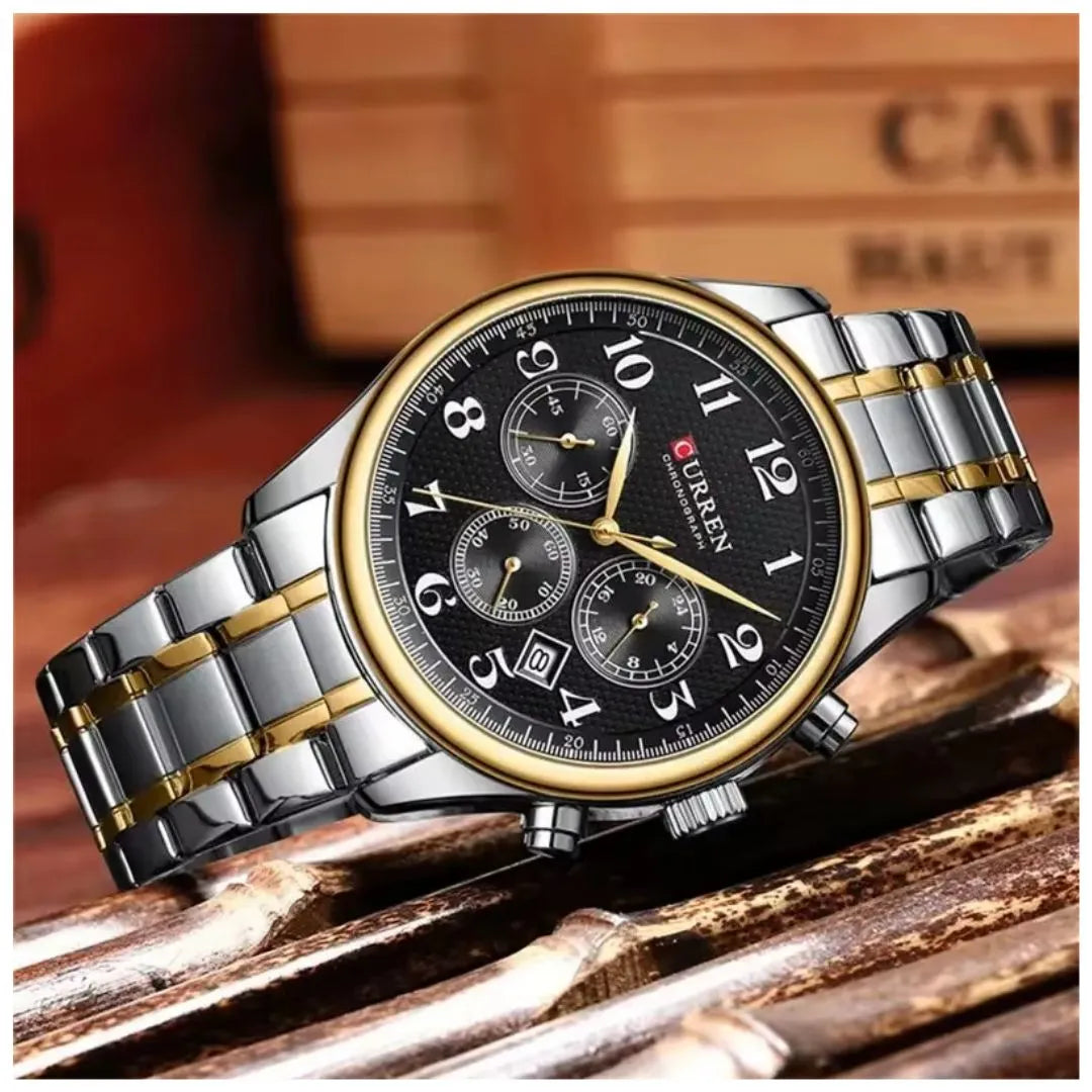 CURREN ORIGINAL FUNCIONAL PARA HOMBRE REF 8466- BN