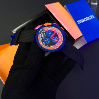 SWATCH ORIGINAL LUXURY BIG BOLD NEON PARA HOMBRE REF SB06N102