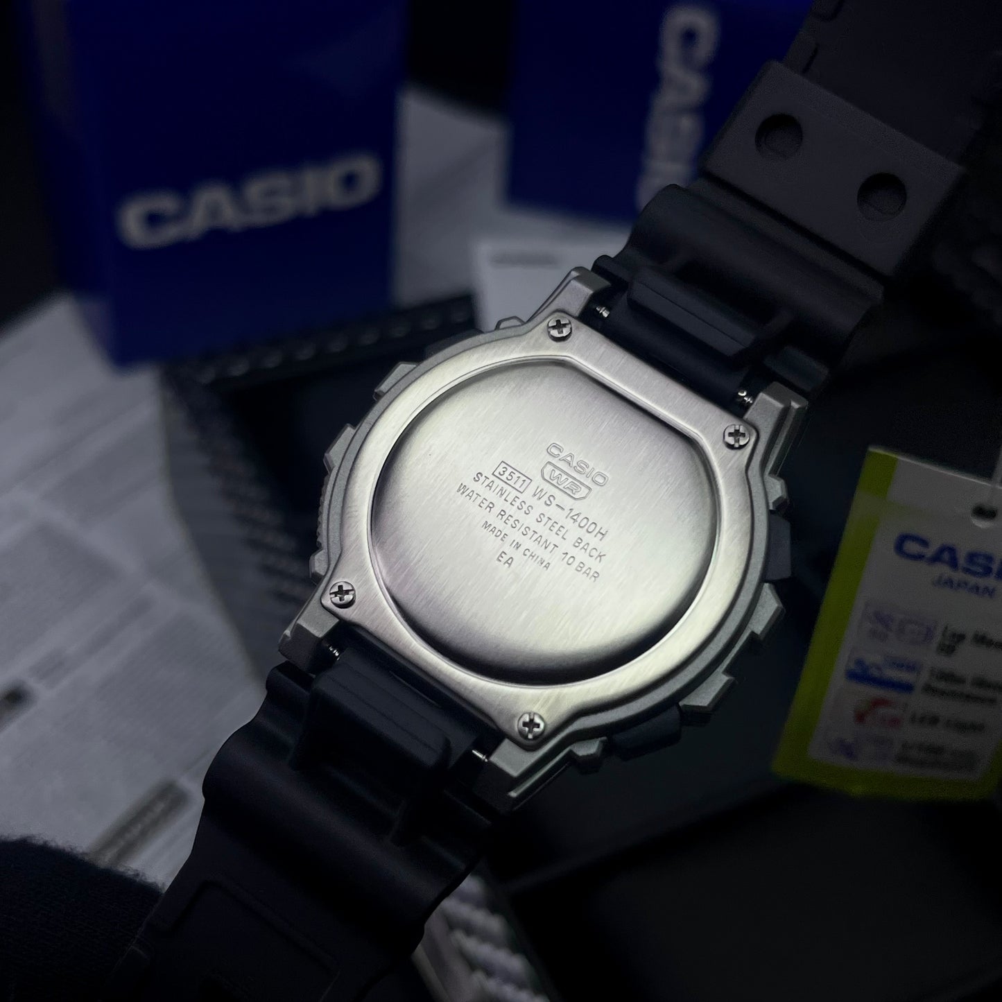 CASIO ORIGINAL PARA HOMBRE REF-WS-1400H-1B