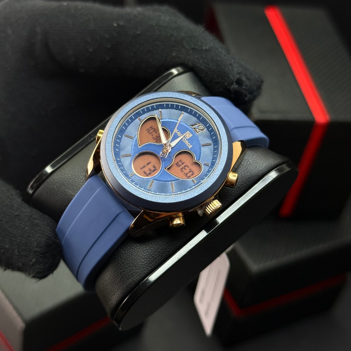 NAVIFORCE DOBLE HORA ORIGINAL PARA DAMA REF NF5045-A