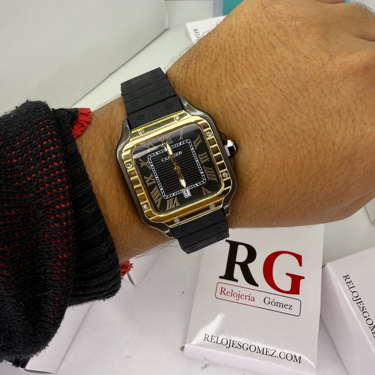 CARTIER DO´SANTOS GOMA PARA HOMBRE REF-ND