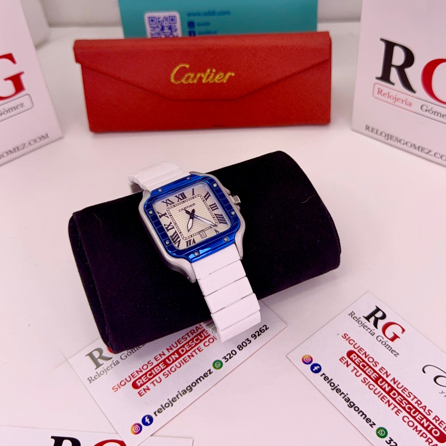 CARTIER DO´SANTOS GOMA PARA HOMBRE REF-BAB