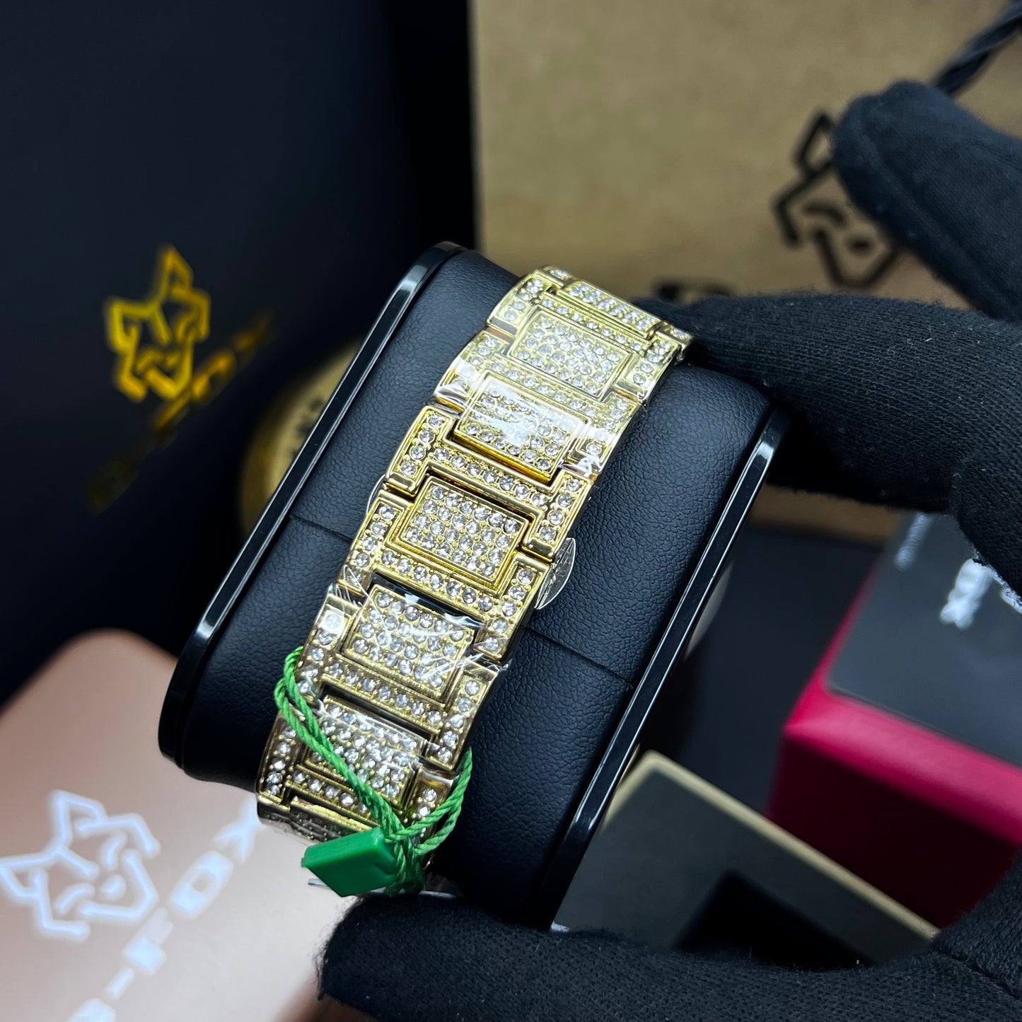 G FOX ORIGINAL x CARTIER PARA DAMA SUMERGIBLE  REF-TORBILLON CUBANO-1251-D