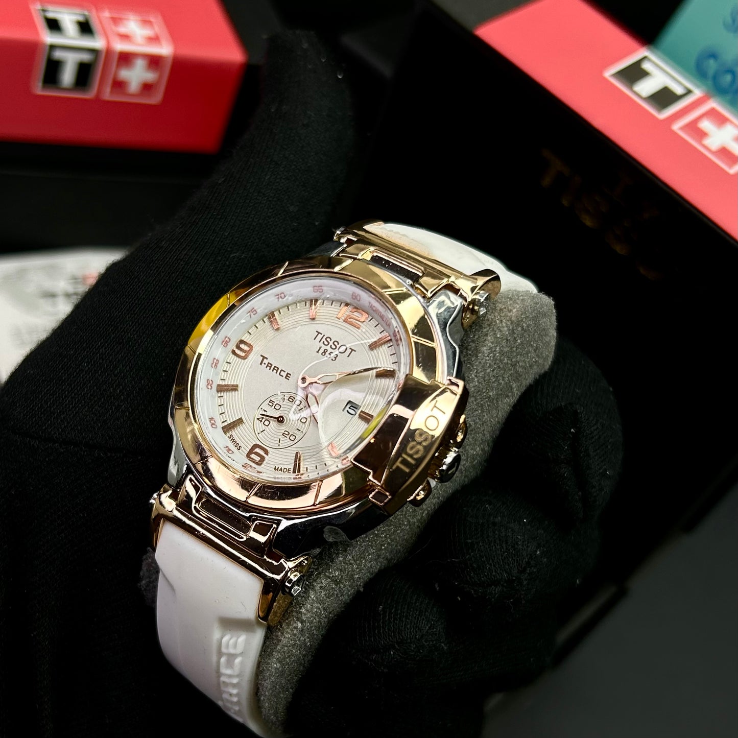 PAREJA TISSOT T-RACE  REF-BIB