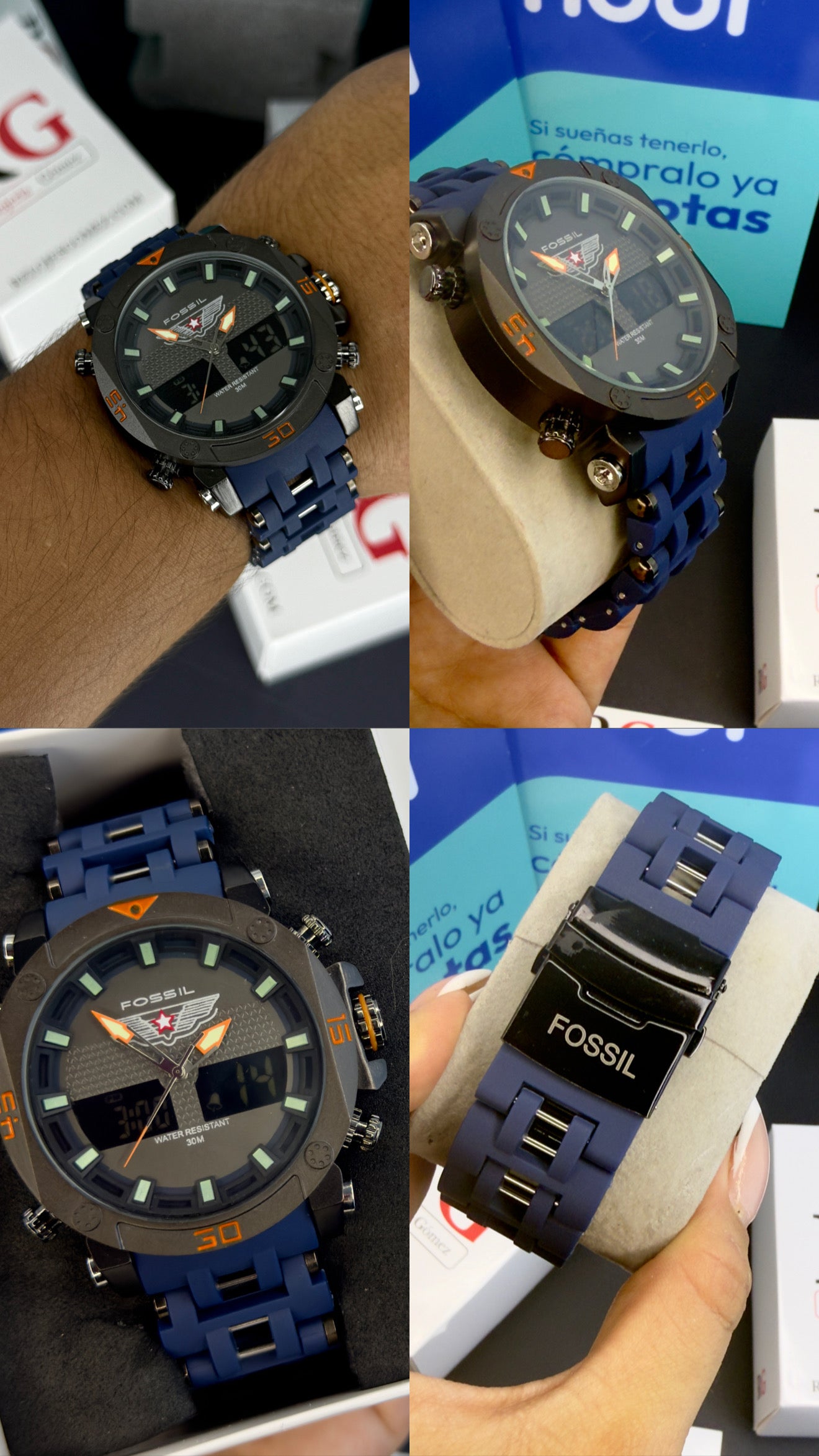 FOSSIL EDICION MARINA SUMERGIBLE-A