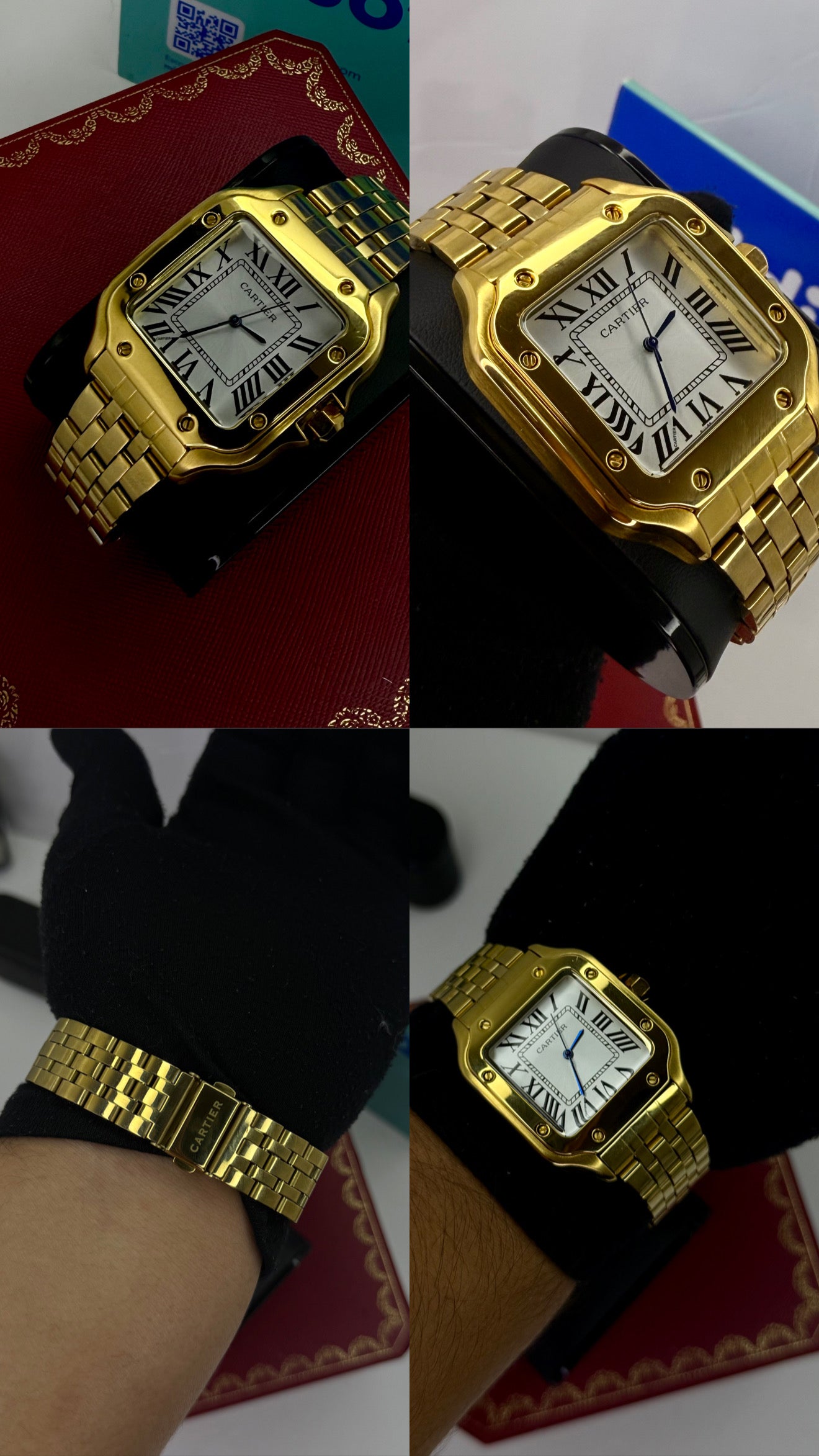CARTIER DO SANTOS TRIZADO PARA DAMA REF-DB