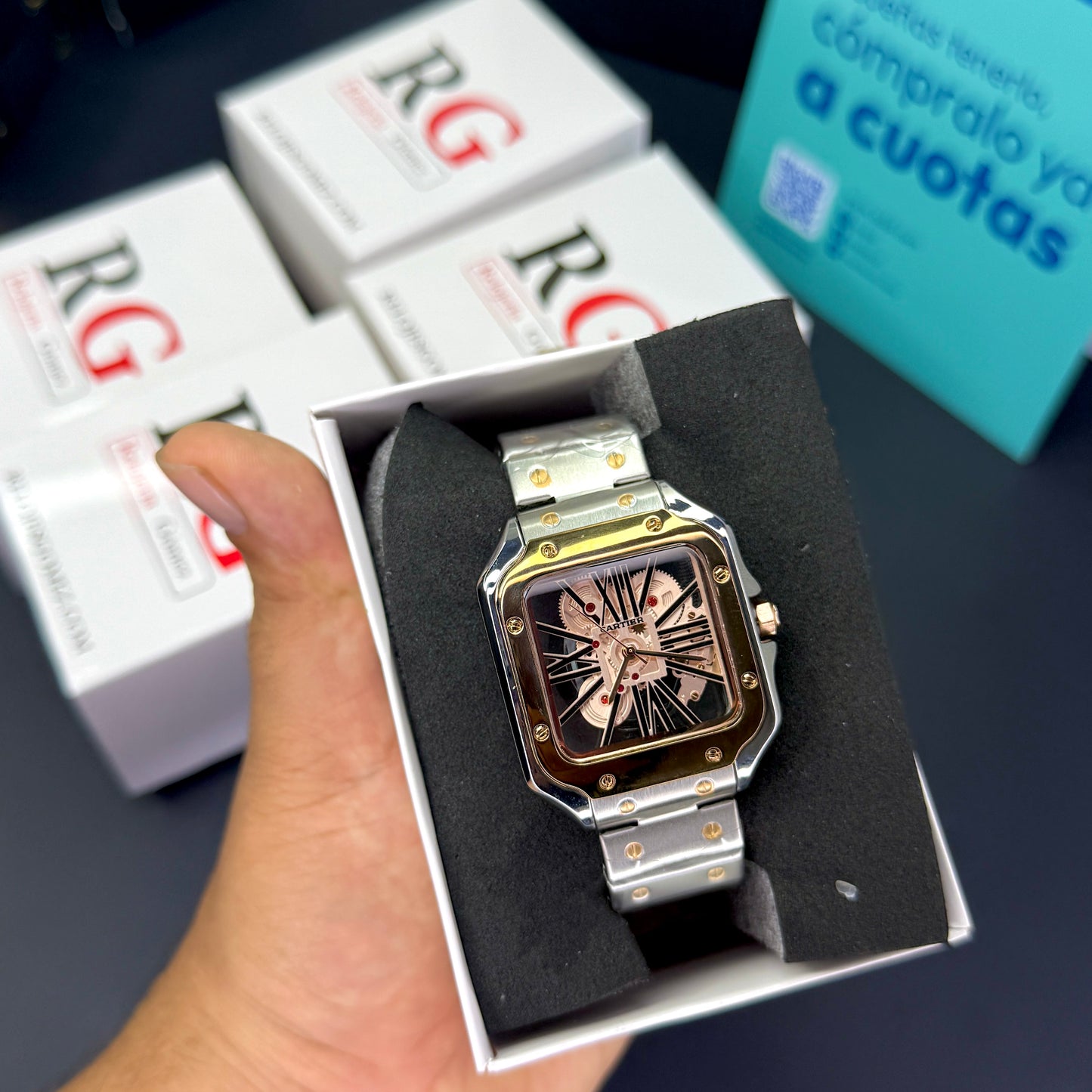 CARTIERSKELET ACERO PARA HOMBRE REF-BD