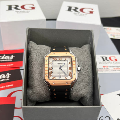 CARTIER DO´SANTOS PARA HOMBRE REF-GOMA N-POR