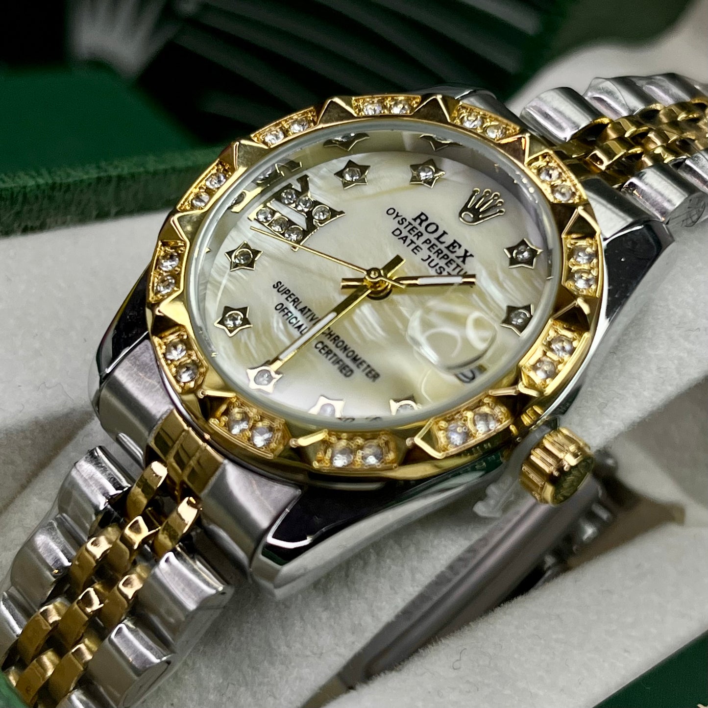 RLX DATE JUST CUBANO PARA MUJER REF-BD