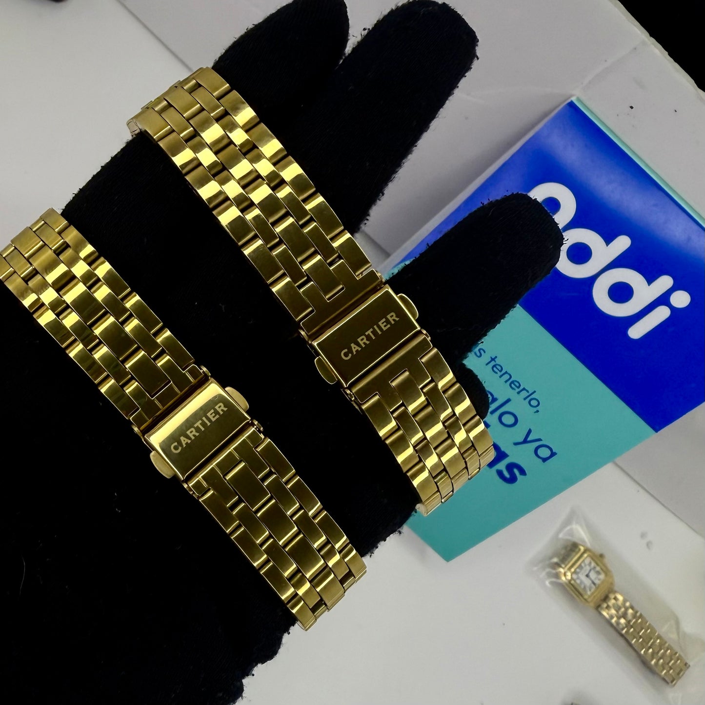 PAREJA DE CARTIER DO SANTOS TRIZADO PARA DAMA REF-DN