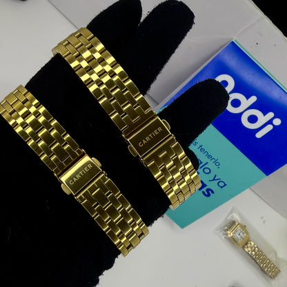 PAREJA DE CARTIER DO SANTOS TRIZADO PARA DAMA REF-DN