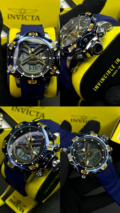 INVICTA DOBLE HORA PARA HOMBRE REF-1837-AAD