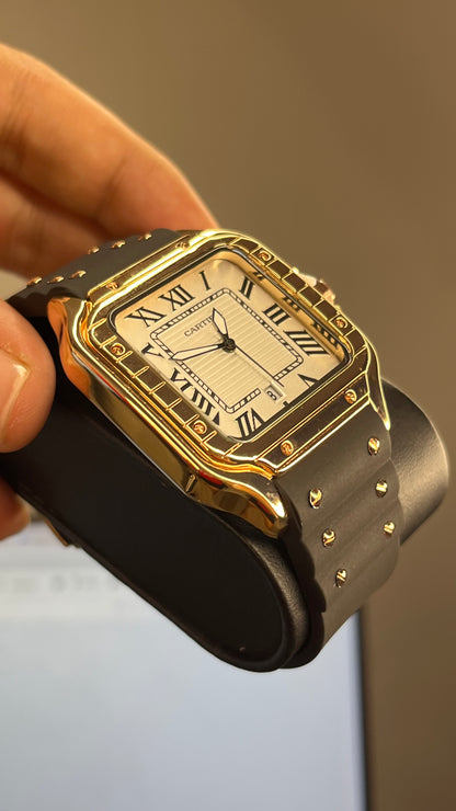 CARTIER DO´SANTOS PARA HOMBRE REF-GOMA-NORB