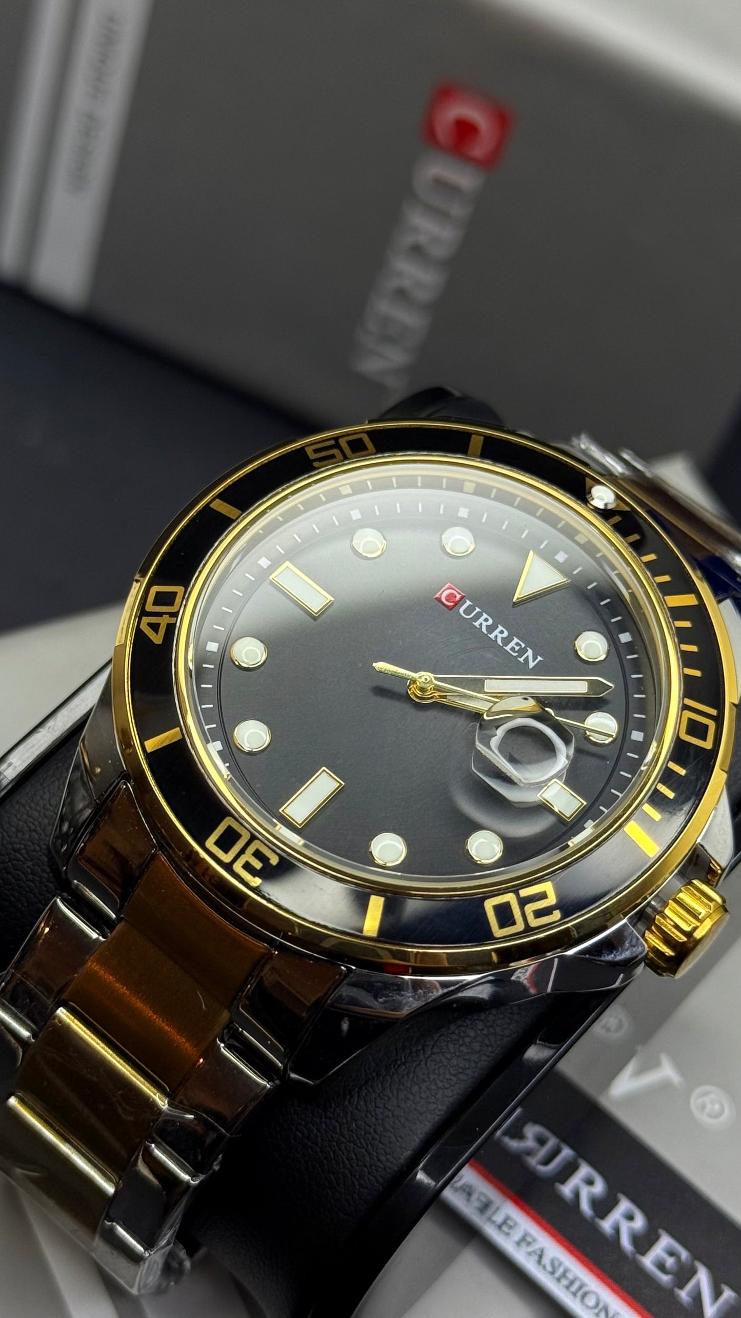 CURREN ORIGINAL X RLX SUMERGIBLE PARA HOMBRE REF SUBMARINE 8388-BN