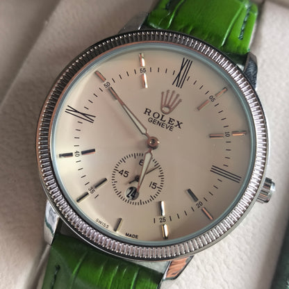 RLX OYSTER PERPETUAL CUERO PARA HOMBRE REF-VP