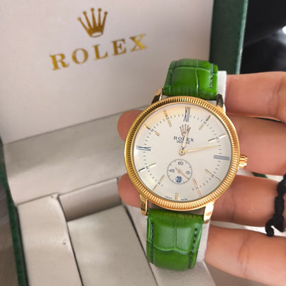 RLX OYSTER PERPETUAL CUERO PARA HOMBRE REF-VD