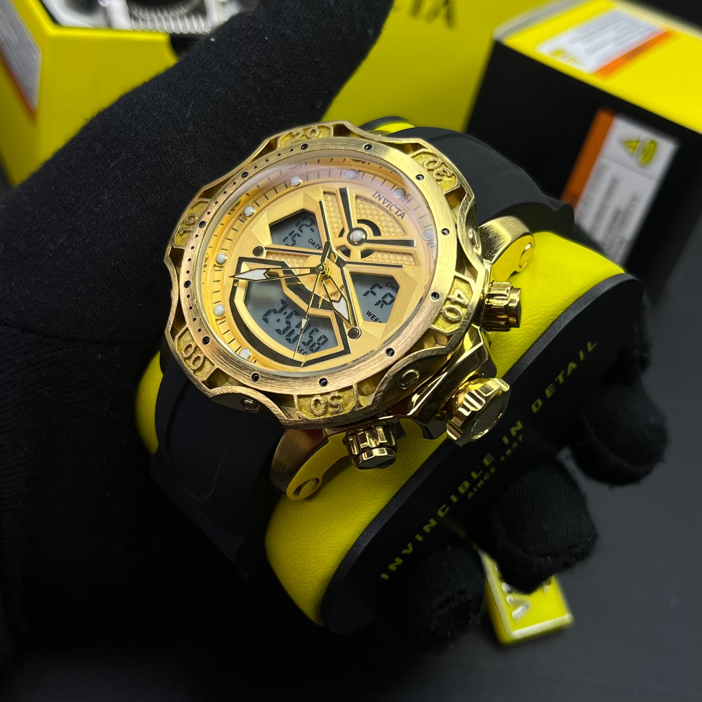 INVICTA DOBLE HORA PARA HOMBRE REF-1837-ND