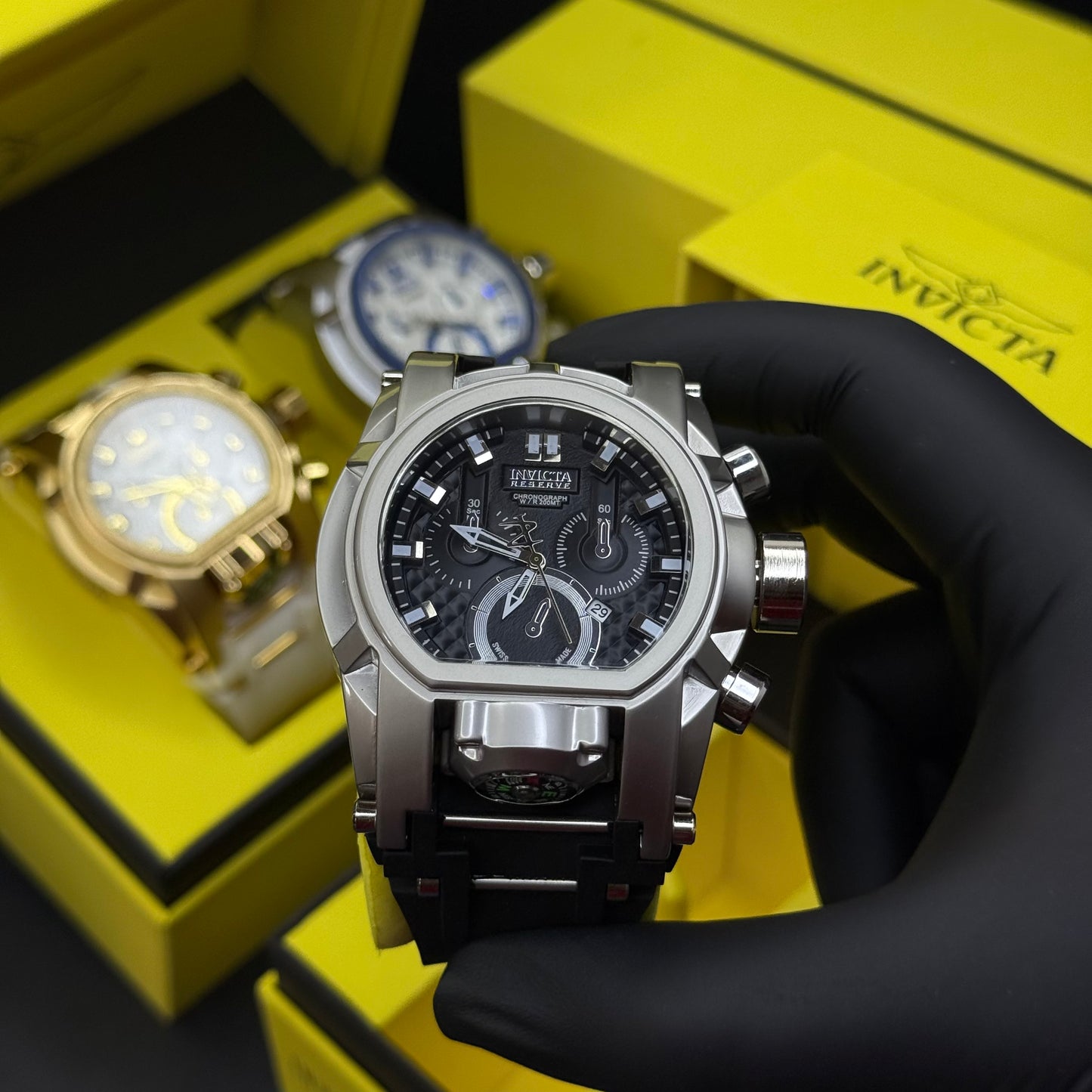 INVICTA BOLT ZEUS GOMA PARA HOMBRE REF-NPN