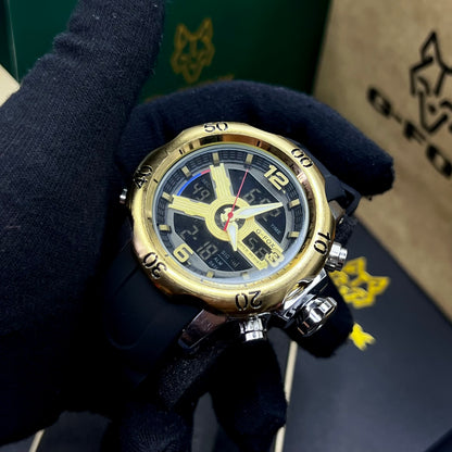 G FOX ORIGINAL DOBLE HORA POR INVICTA SUMERGIBLE PARA HOMBRE REF-1976G1-ND