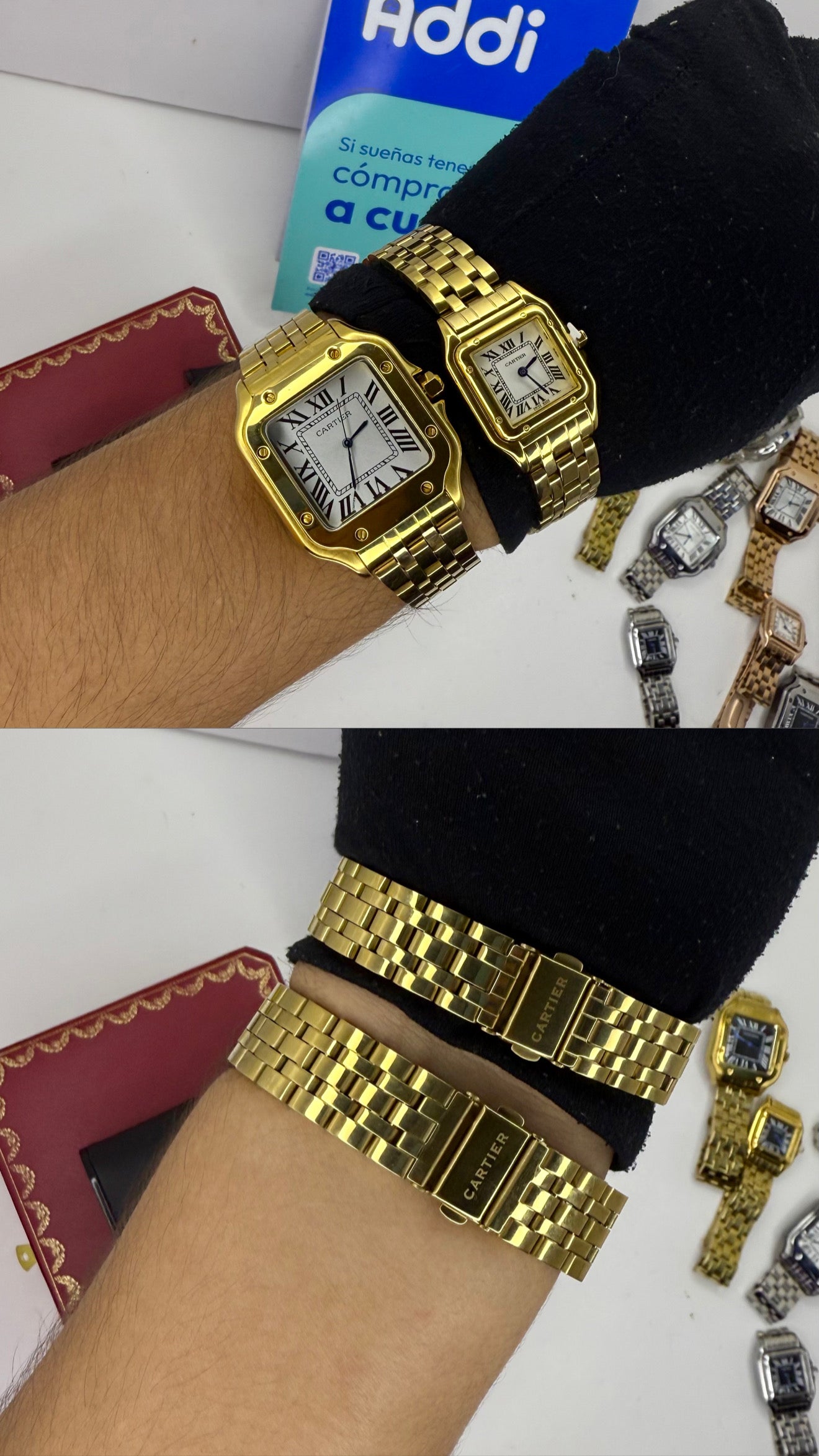 PAREJA CARTIER DO SANTOS TRIZADO REF-DB