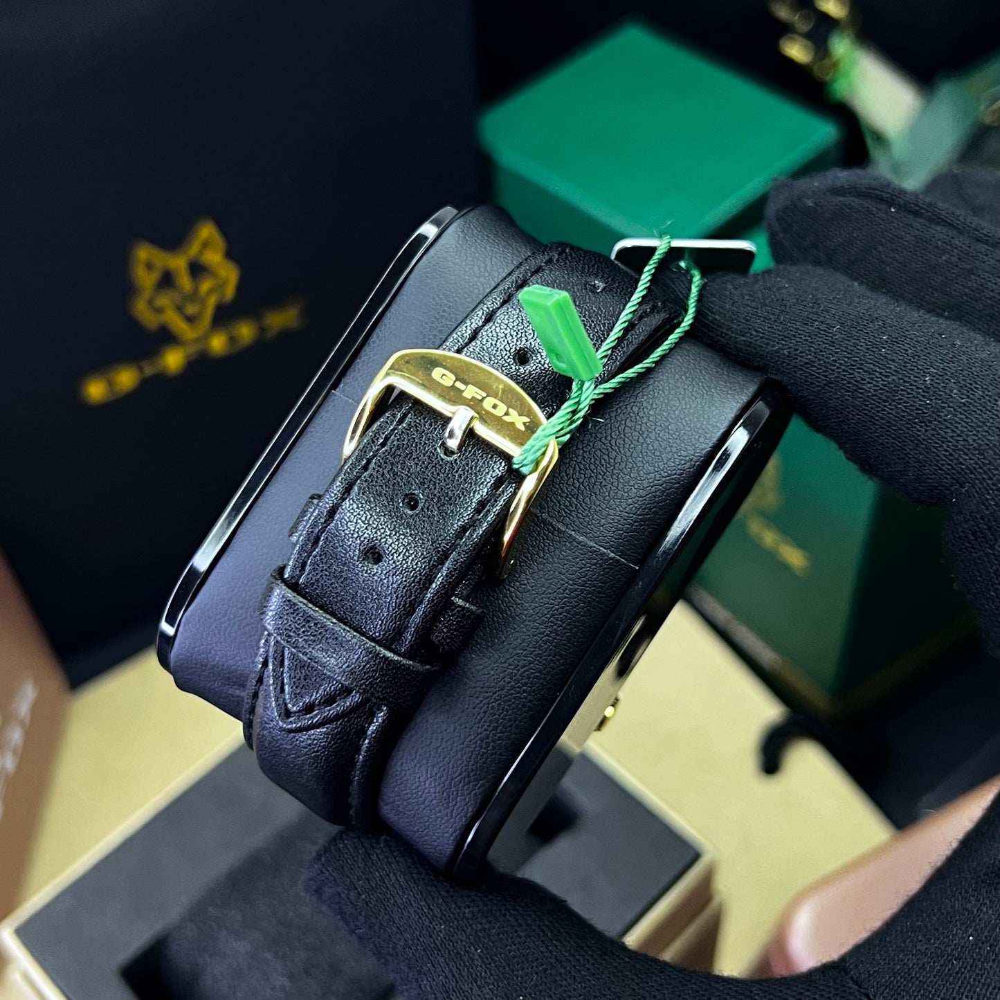 G FOX ORIGINAL x CARTIER PARA UNISEX SUMERGIBLE  REF-SANTOS CUBANO-1264-NN