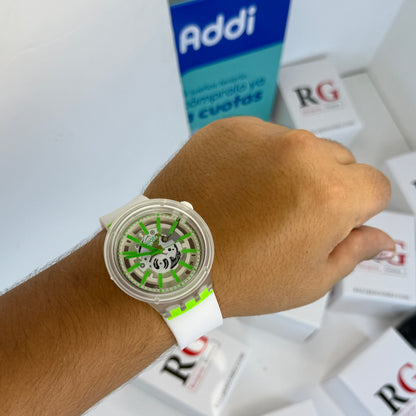 SWATCH TRANSPARENTE PARA HOMBRE REF-BV