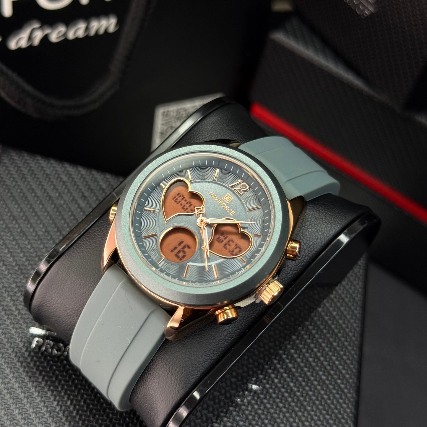 NAVIFORCE DOBLE HORA ORIGINAL PARA DAMA REF NF5045-G