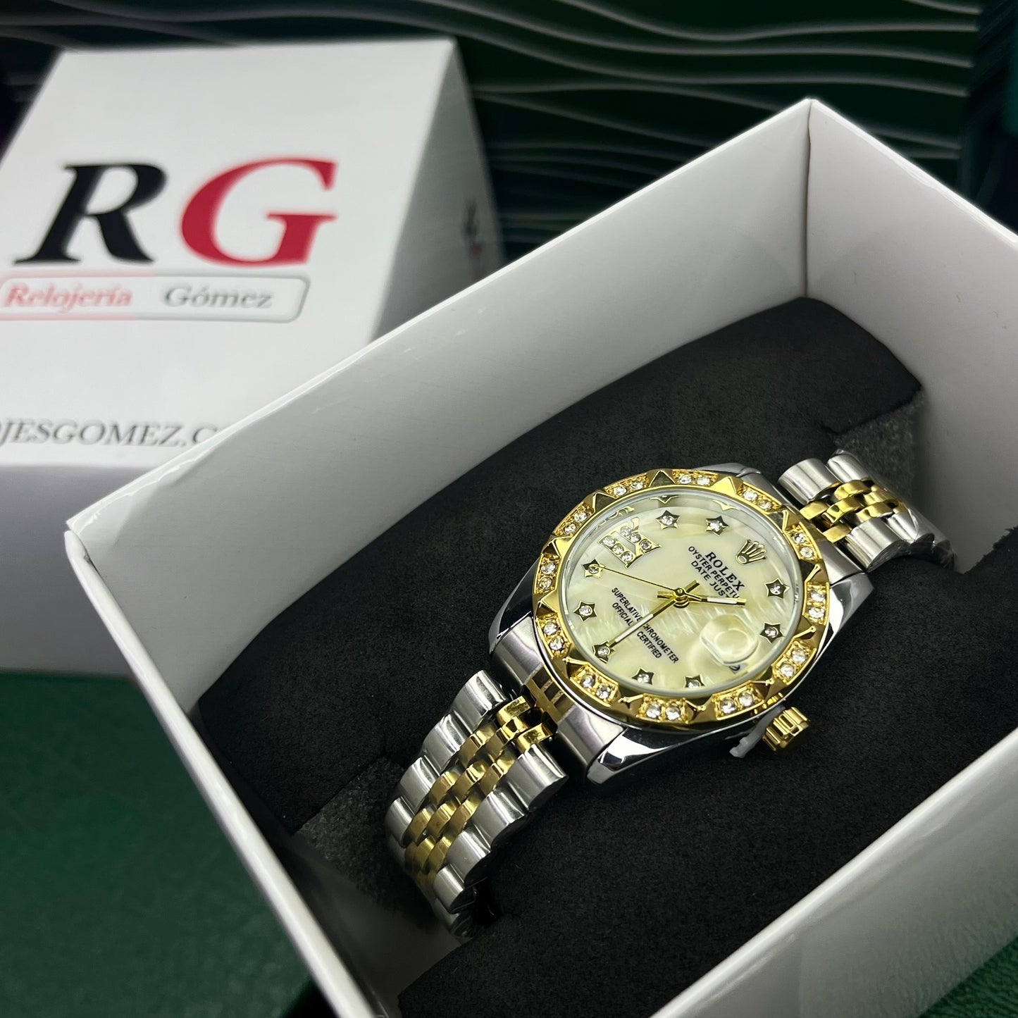 RLX DATE JUST CUBANO PARA MUJER REF-BD