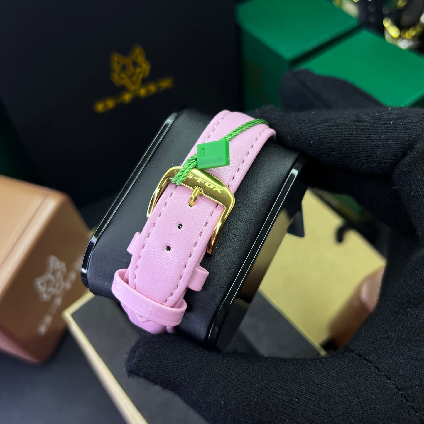 G FOX ORIGINAL x CARTIER PARA DAMA SUMERGIBLE  REF-SANTOS CUBANO-1264-R