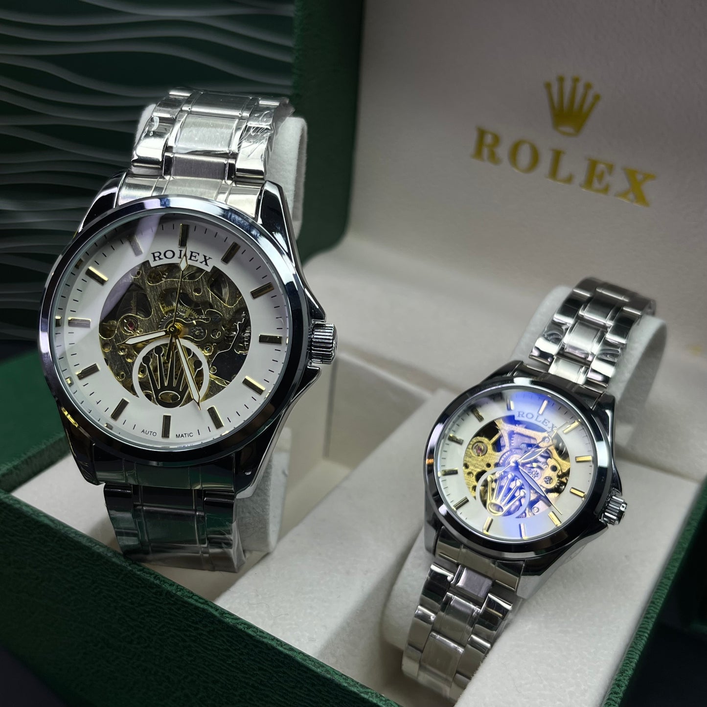 PAREJA RLX AUTOMATICO CORAZON ABIERTO OYSTER  REF-P